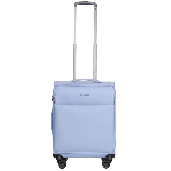 Stratic Light + 4-Rollen Kabinentrolley 55 cm - Light Blue