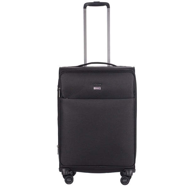 Stratic Light + 4-Rollen Trolley 68 cm - Black