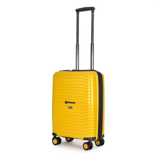 Stratic Bright + 4-Rollen Trolley S 56 cm - Yellow Gold