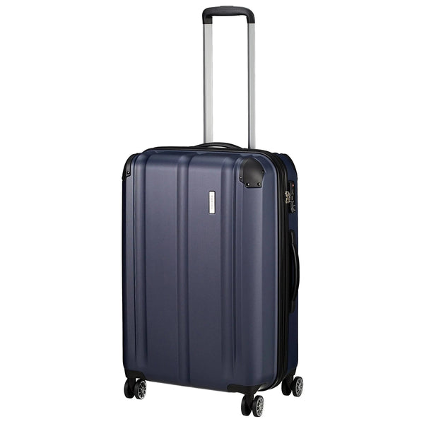 Travelite City 4-Rollen-Trolley 68 cm - marine