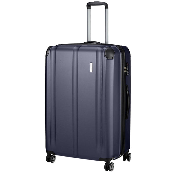 Travelite City 4-Rollen-Trolley 77 cm - marine