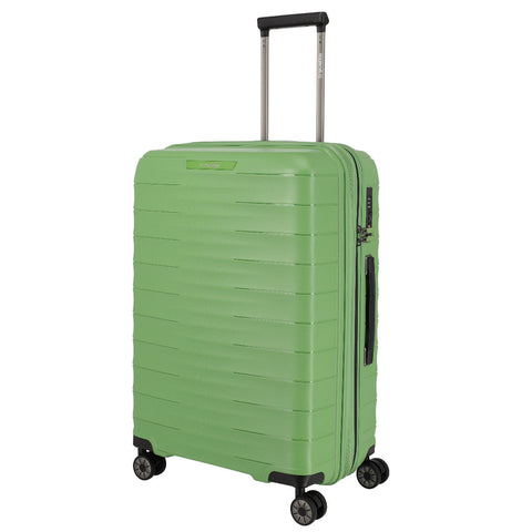 Travelite Mooby 4-Rollen Trolley 66 cm - Gr¨¹n