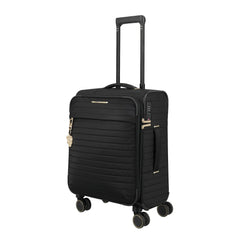 BARBARA & travelite Stepp 4-Rad Trolley S 55 cm - Schwarz