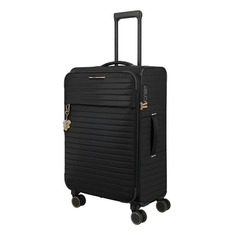 BARBARA & travelite Stepp 4-Rad Trolley M 68 cm - Schwarz