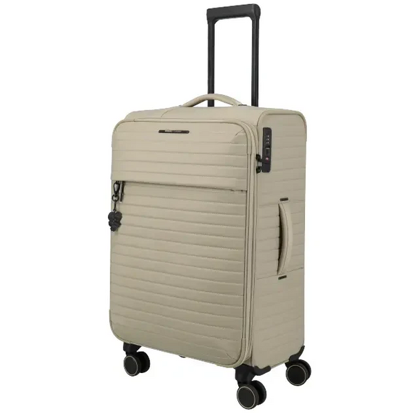 BARBARA & travelite Stepp 4-Rad Trolley M 68 cm - Satin Nude