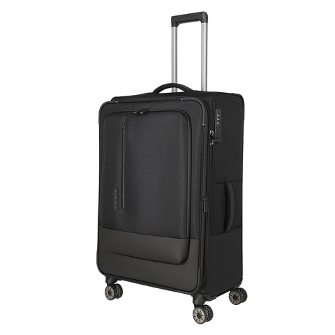 Travelite Crosslite 5.0 4-Rollen Trolley L 77 cm - Schwarz