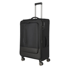 Travelite Crosslite 5.0 4-Rollen Trolley L 77 cm - Schwarz