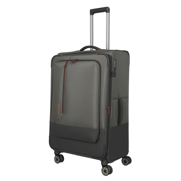 Travelite Crosslite 5.0 4-Rollen Trolley L 77 cm - Oliv
