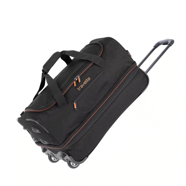 Travelite Basics Trolley Reisetasche 55 cm - schwarz-orange