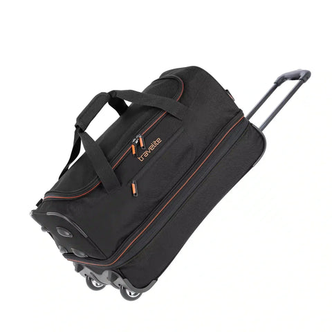 Travelite Basics Trolley Reisetasche 55 cm - schwarz-orange