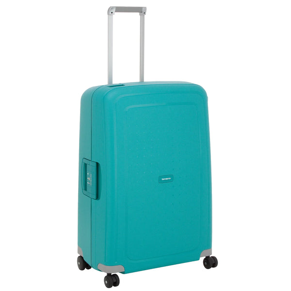 Samsonite S Cure Spinner 4-Rollen-Hartschalentrolley 75 cm - aqua blue