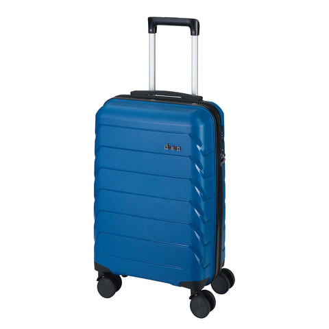 d&n Travel Line 4100 4-Rollen Kabinentrolley 54 cm - Blue