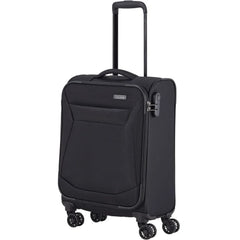 Travelite Chios 4-Rollen Kabinentrolley S 55 cm - Schwarz