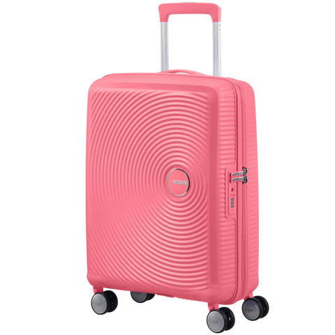 American Tourister Soundbox 4-Rollen-Bordtrolley 55 cm - sun kissed coral