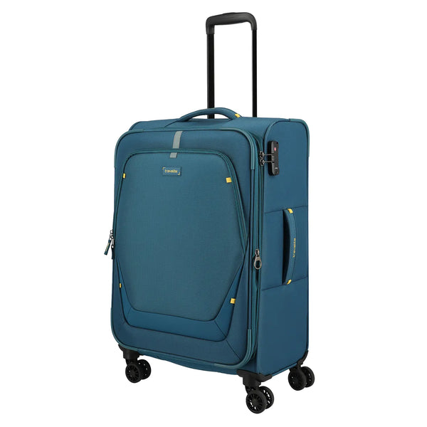 Travelite Umbria 4-Rollen Trolley M 67 cm - Petrol