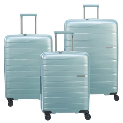 koffer-direkt.de PP21 4-Rollen Kofferset L/M/S - Green Metallic