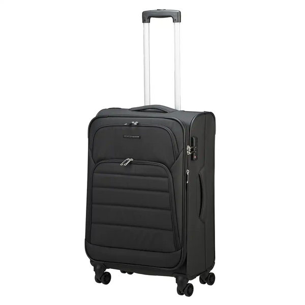 koffer-direkt.de T1-B 4-Rollen Trolley 65 cm - Black