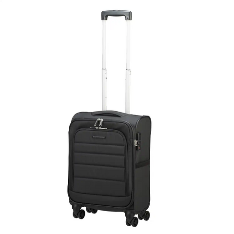 koffer-direkt.de T1-B 4-Rollen Kabinentrolley 54 cm - Black